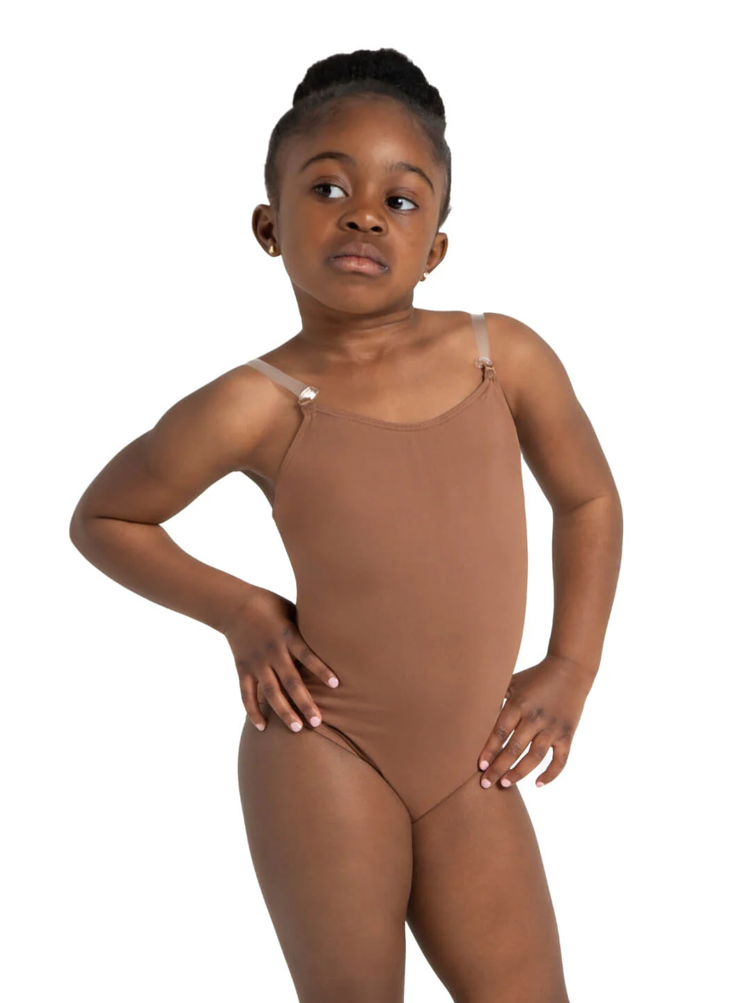 Camisole Leotard w/ Clear Transition Straps - Girls - Image 3