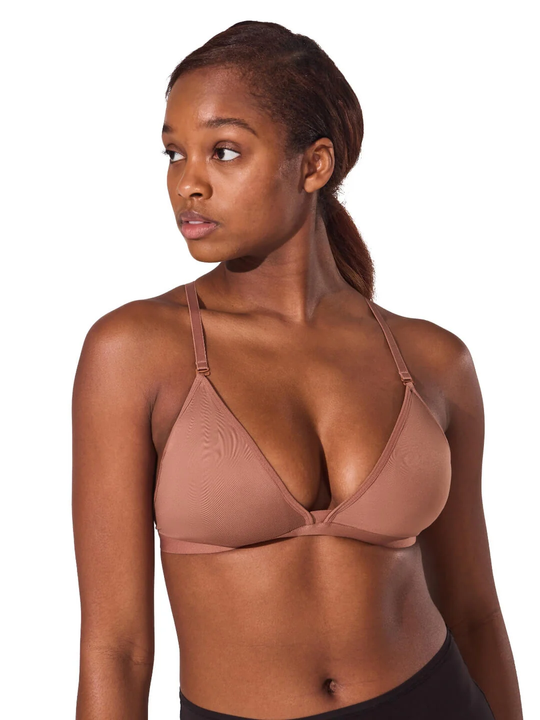 Deep Neck Clear Back Bra - Image 19