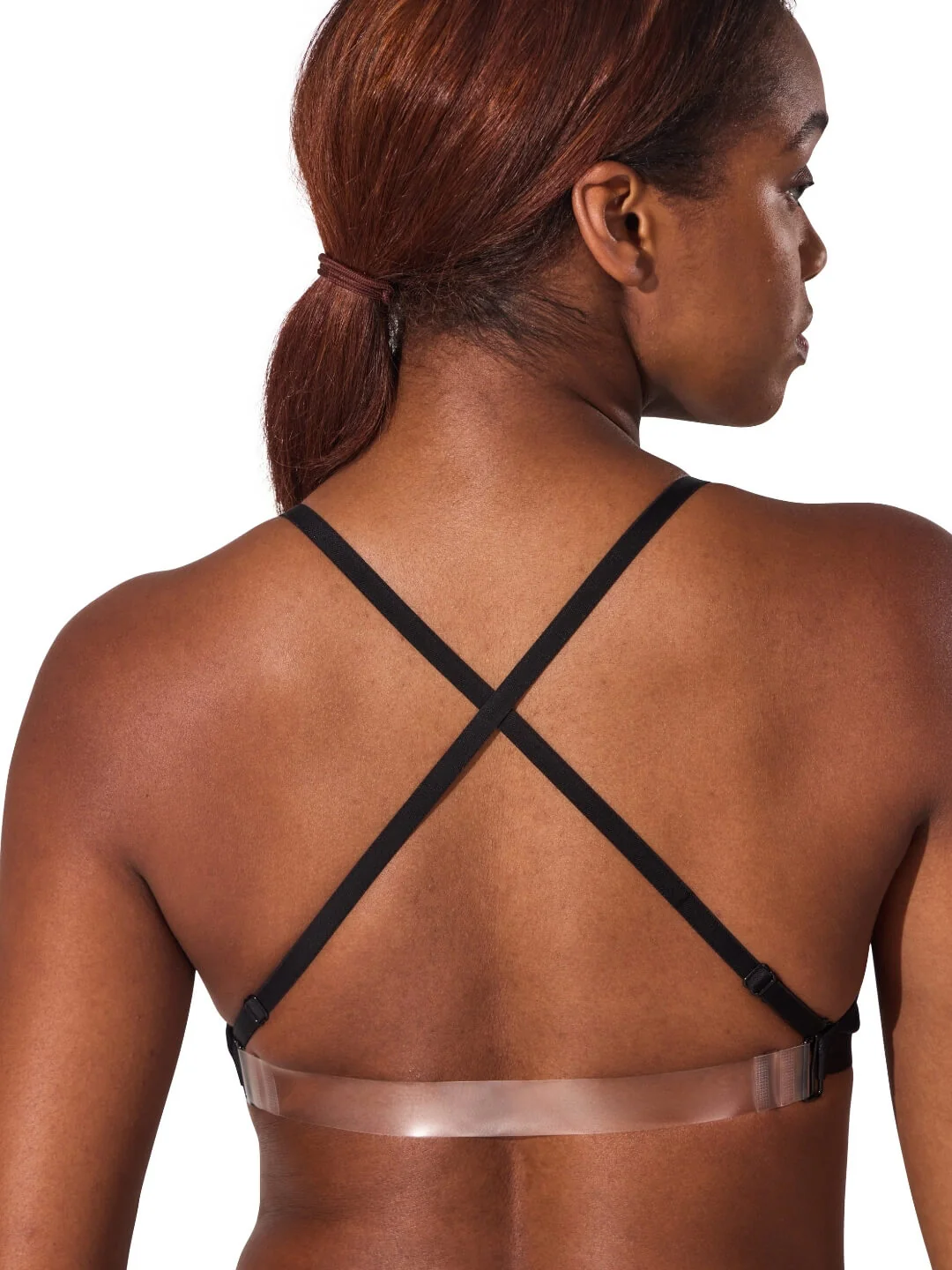Deep Neck Clear Back Bra - Image 22