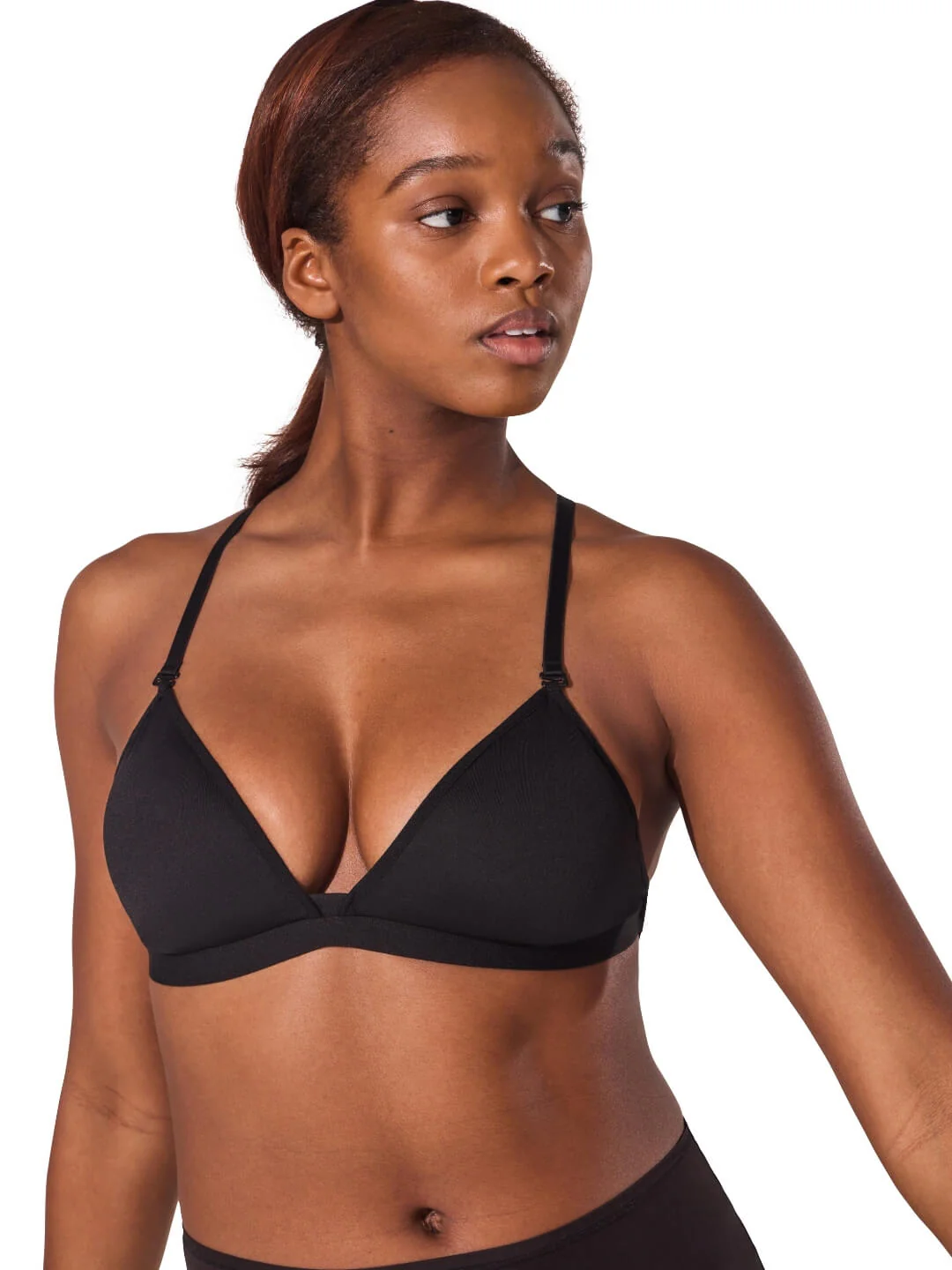 Deep Neck Clear Back Bra - Image 23