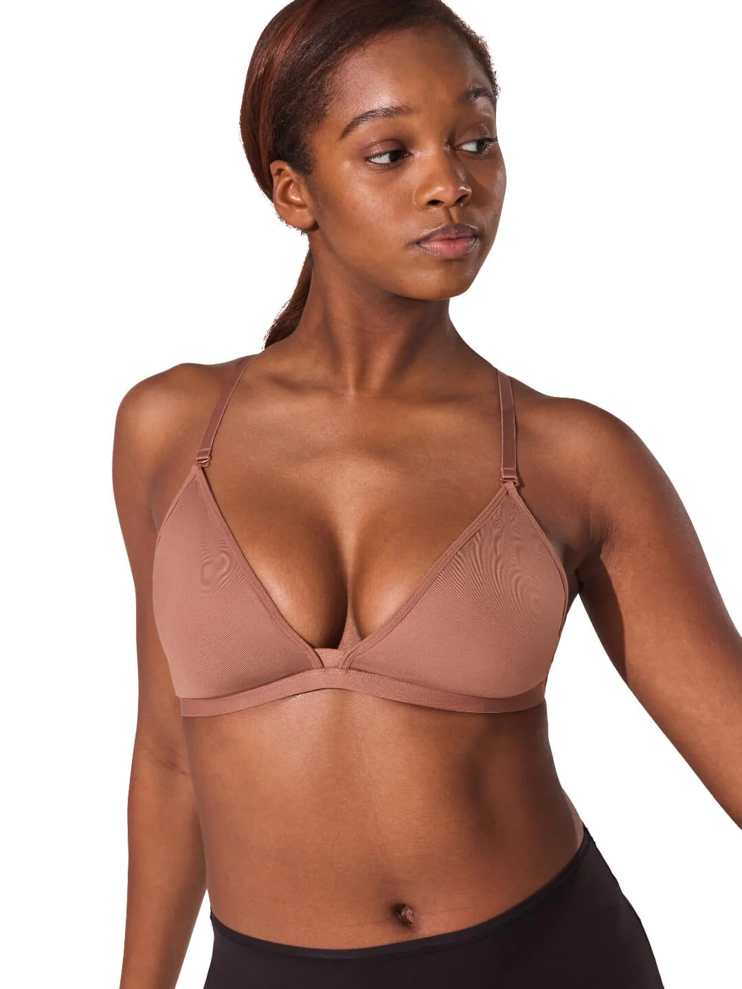 Deep Neck Clear Back Bra - Image 24