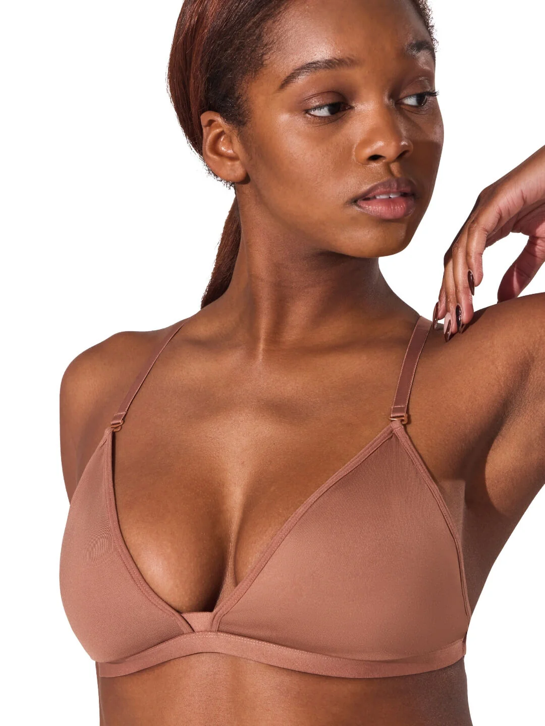 Deep Neck Clear Back Bra - Image 25
