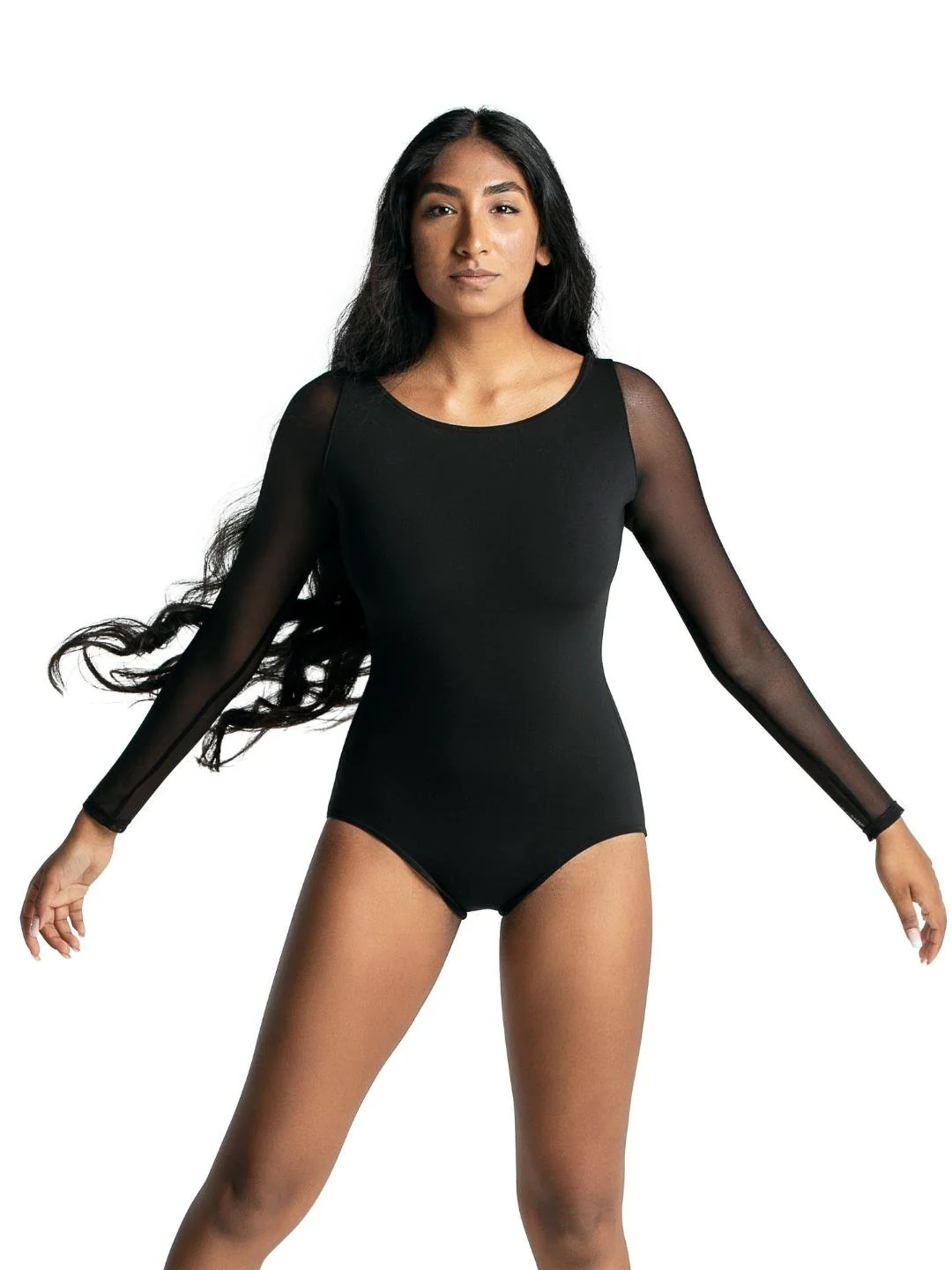 Meryl Strappy Back Long Sleeve Leotard - Image 7