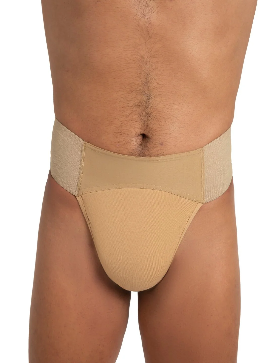 Quilted Cotton Panel Thong Dance Belt - Image 8