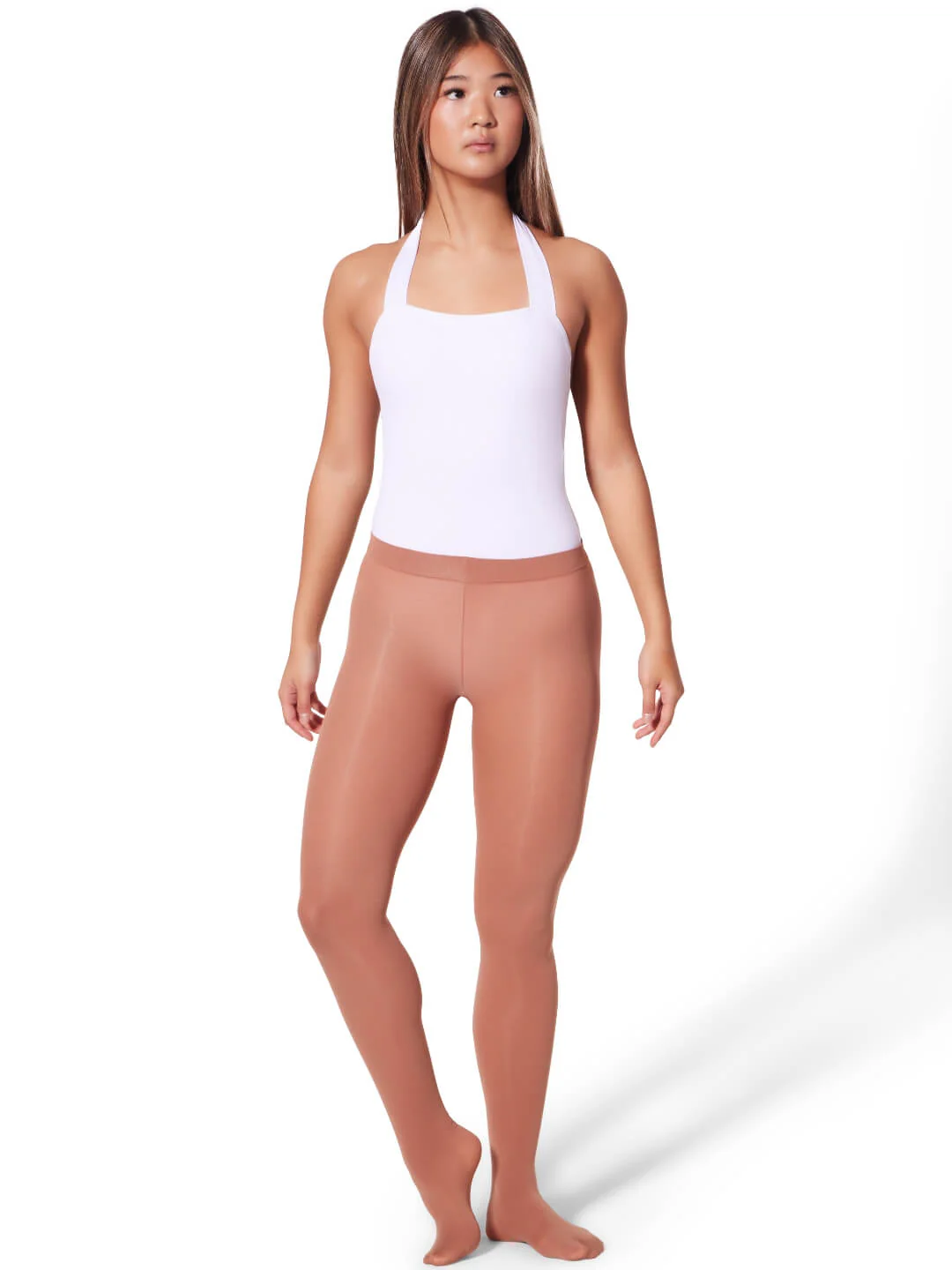Ultra Soft™ Footed Tight with Self-Knit Waistband - Image 10