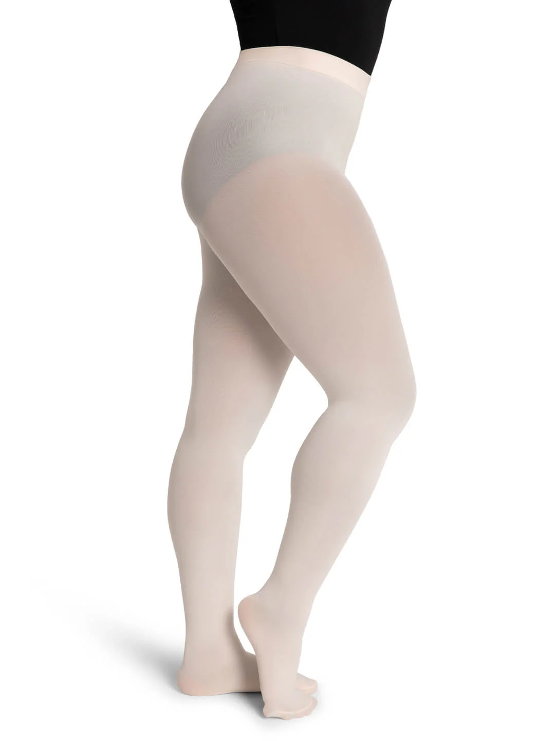 Ultra Soft™ Footed Tight with Self-Knit Waistband - Image 3