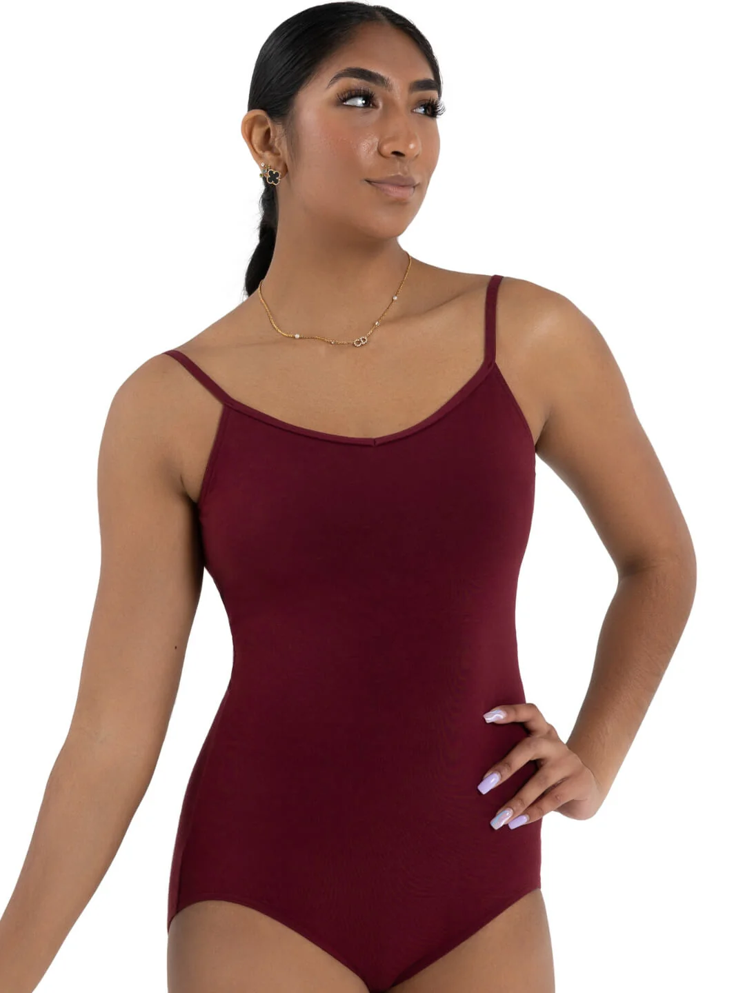 V-Neck Camisole Leotard - Image 12